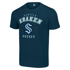 Seattle Kraken Starter Logo T-Shirt - Navy T-shirts