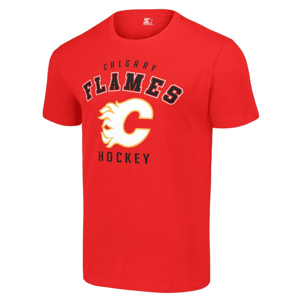 Calgary Flames Starter Logo T-Shirt - Red T-shirts
