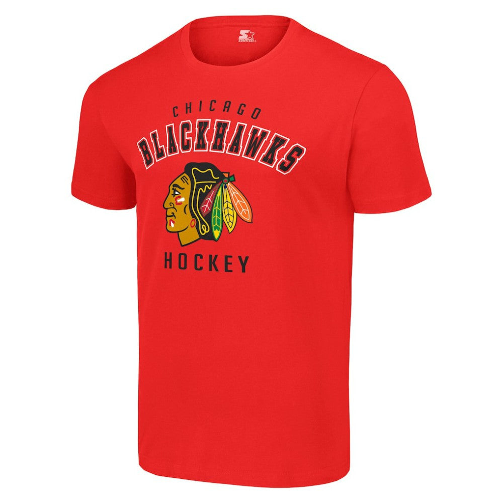Chicago Blackhawks Starter Logo T-Shirt - Red T-shirts