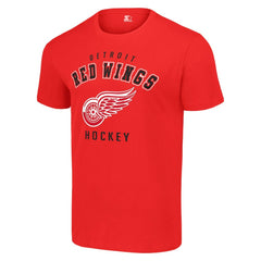 Detroit Red Wings Starter Logo T-Shirt - Red T-shirts