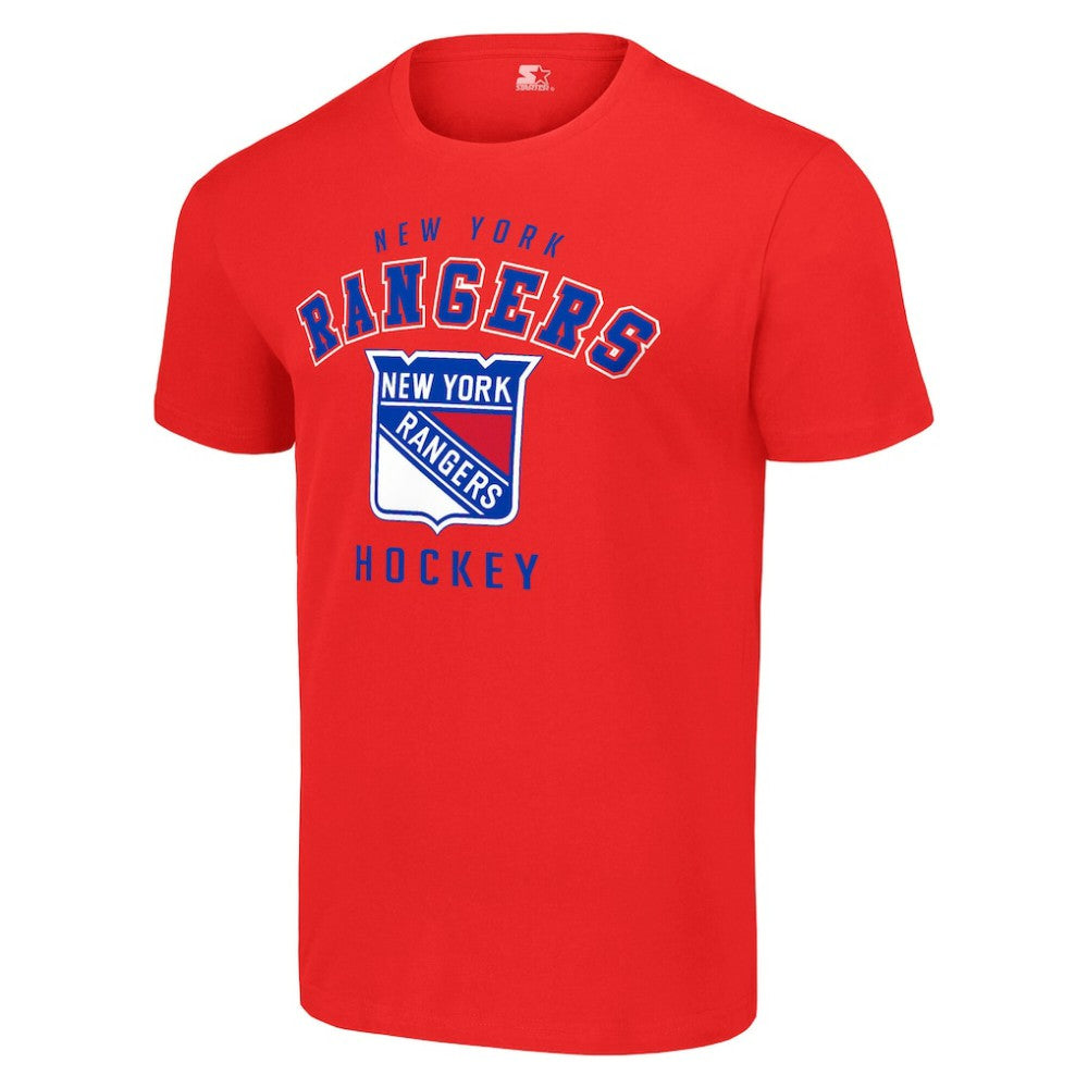 New York Rangers Starter Logo T-Shirt - Red T-shirts