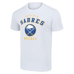 Buffalo Sabres Starter Logo T-Shirt - White T-shirts