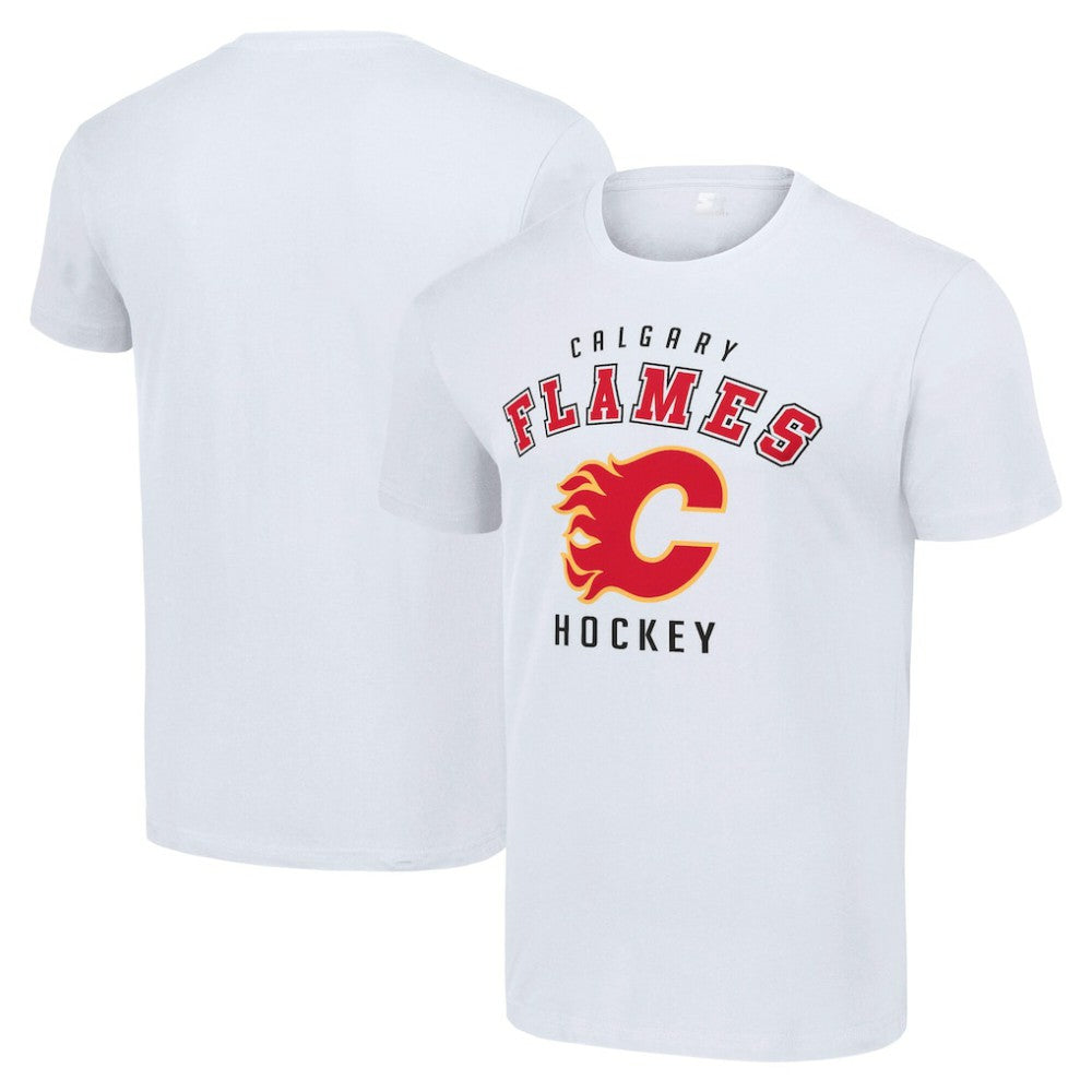 Calgary Flames Starter Logo T-Shirt - White T-shirts