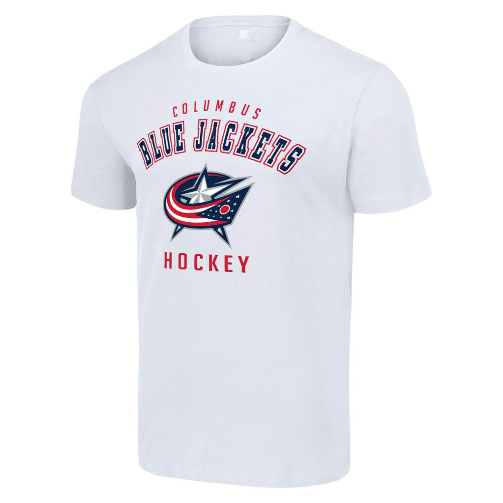 Columbus Blue Jackets Starter Logo T-Shirt - White T-shirts