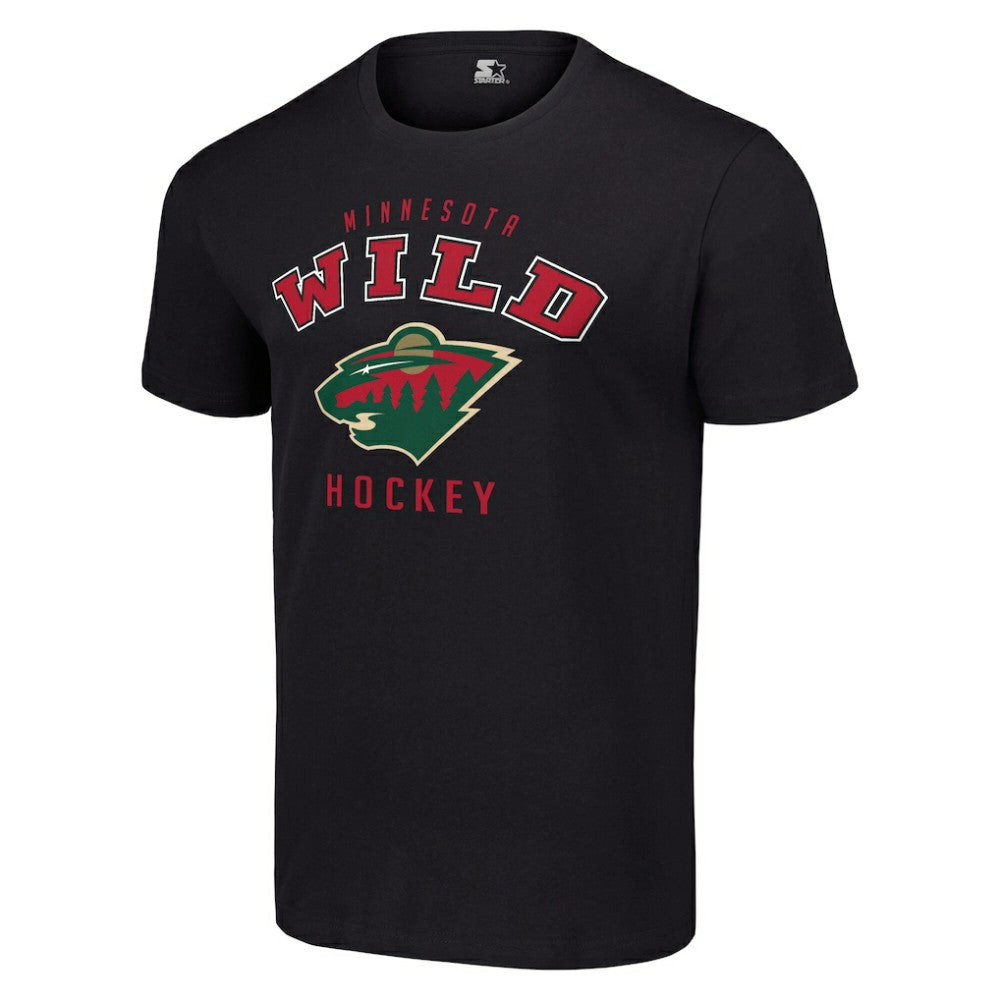 Minnesota Wild Starter Logo T-Shirt - Black T-shirts