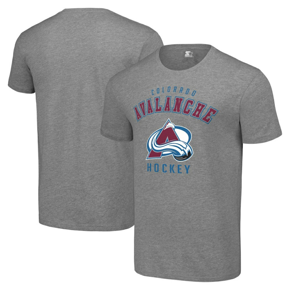 Colorado Avalanche Starter Logo T-Shirt - Heather Gray T-shirts