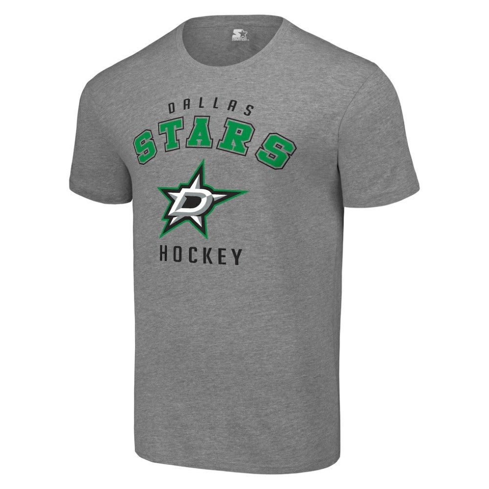 Dallas Stars Starter Logo T-Shirt - Heather Gray T-shirts