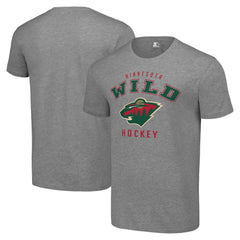 Minnesota Wild Starter Logo T-Shirt - Heather Gray T-shirts