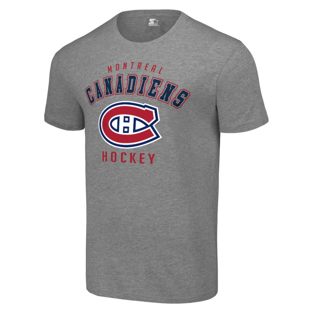 Montreal Canadiens Starter Logo T-Shirt - Heather Gray T-shirts