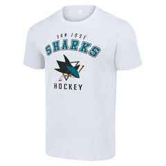 San Jose Sharks Starter Logo T-Shirt - White T-shirts