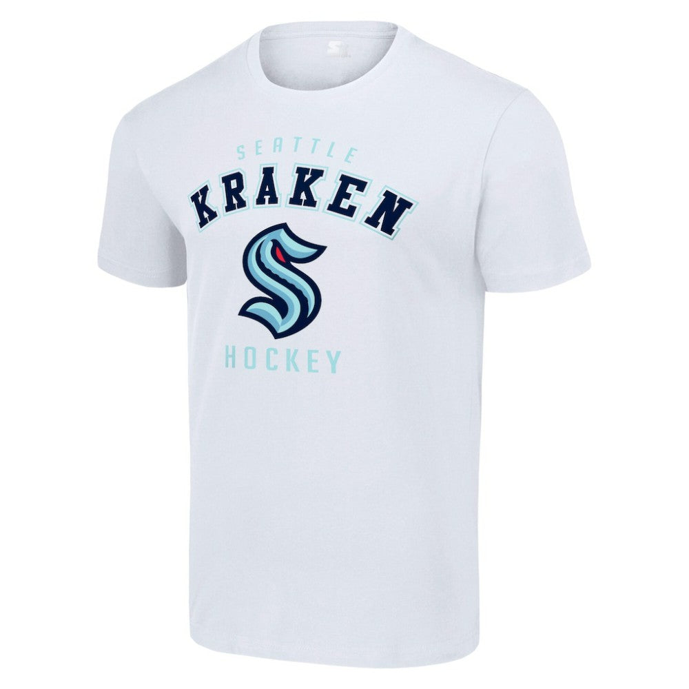 Seattle Kraken Starter Logo T-Shirt - White T-shirts