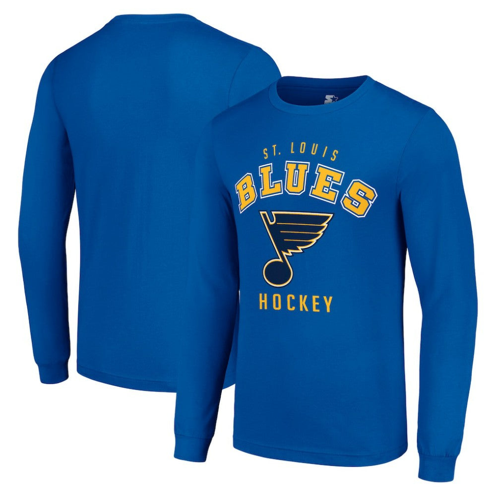 St. Louis Blues Starter Logo Long Sleeve T-Shirt - Royal T-shirts