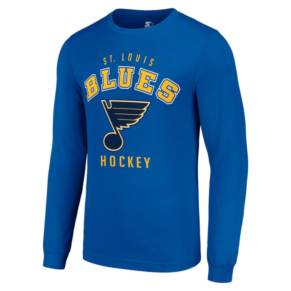 St. Louis Blues Starter Logo Long Sleeve T-Shirt - Royal T-shirts