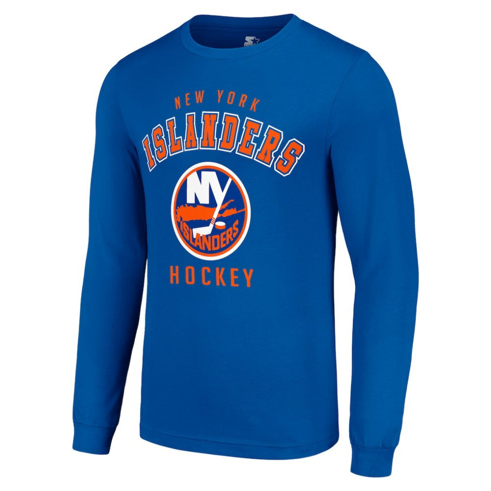New York Islanders Starter Logo Long Sleeve T-Shirt - Royal T-shirts