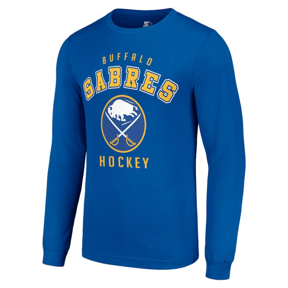 Buffalo Sabres Starter Logo Long Sleeve T-Shirt - Royal T-shirts