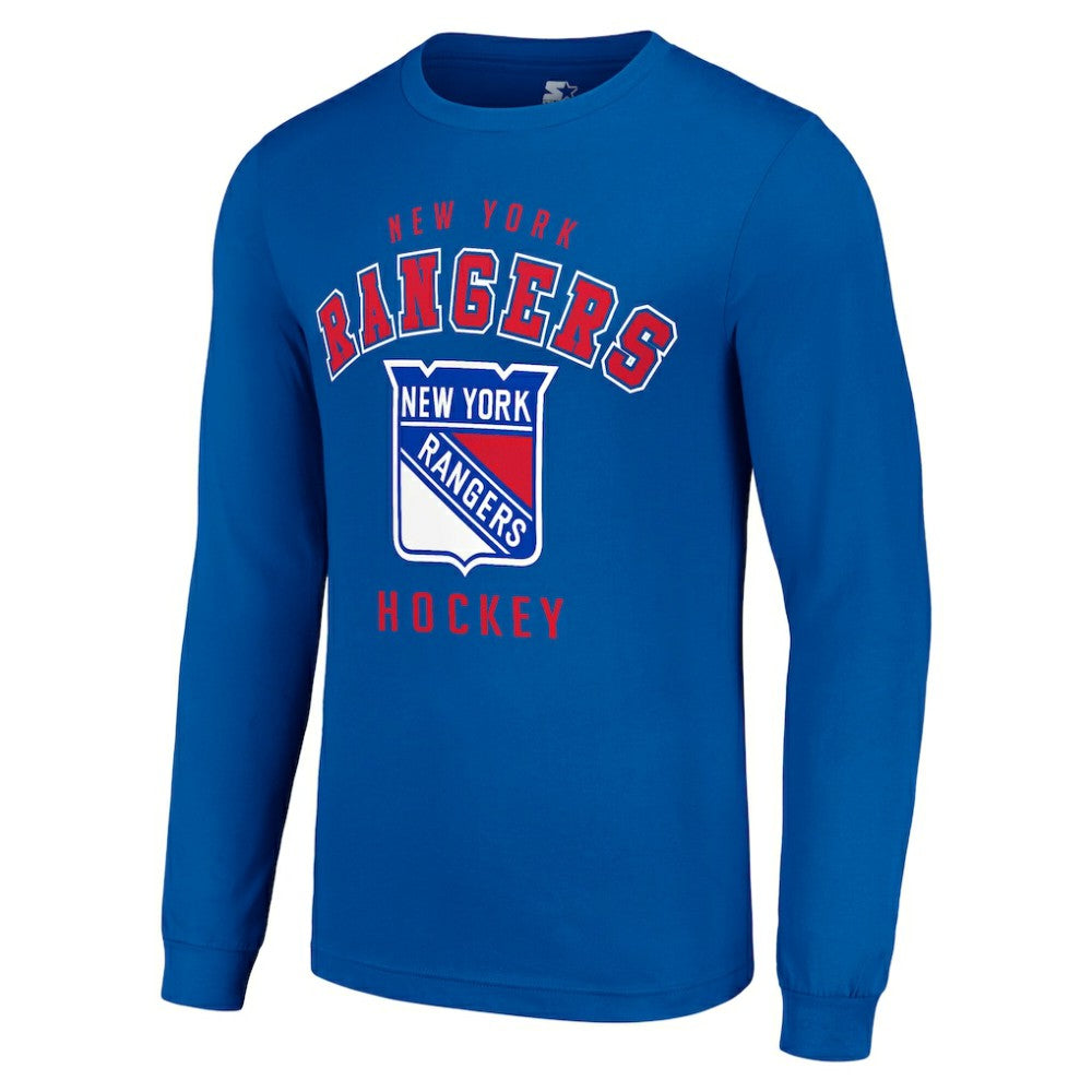 New York Rangers Starter Logo Long Sleeve T-Shirt - Royal T-shirts