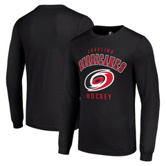 Carolina Hurricanes Starter Logo Long Sleeve T-Shirt - Black T-shirts