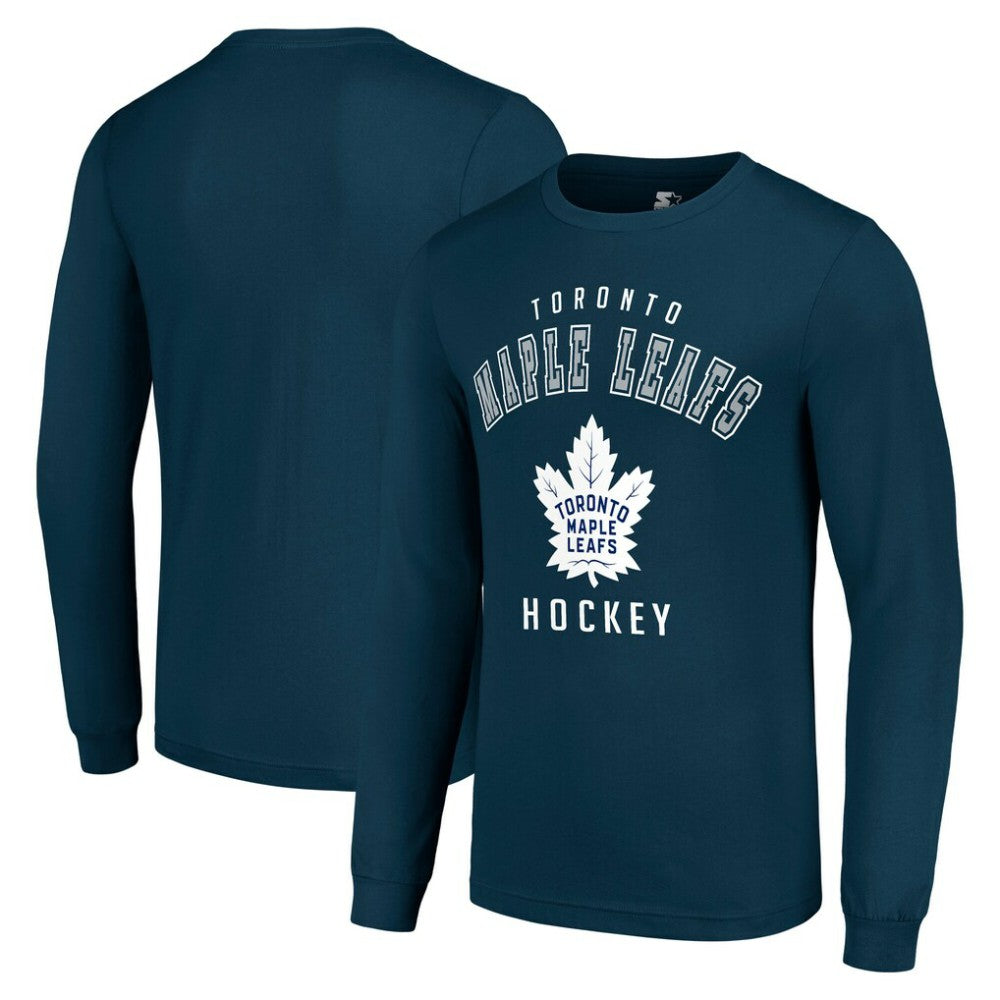 Toronto Maple Leafs Starter Logo Long Sleeve T-Shirt - Navy T-shirts