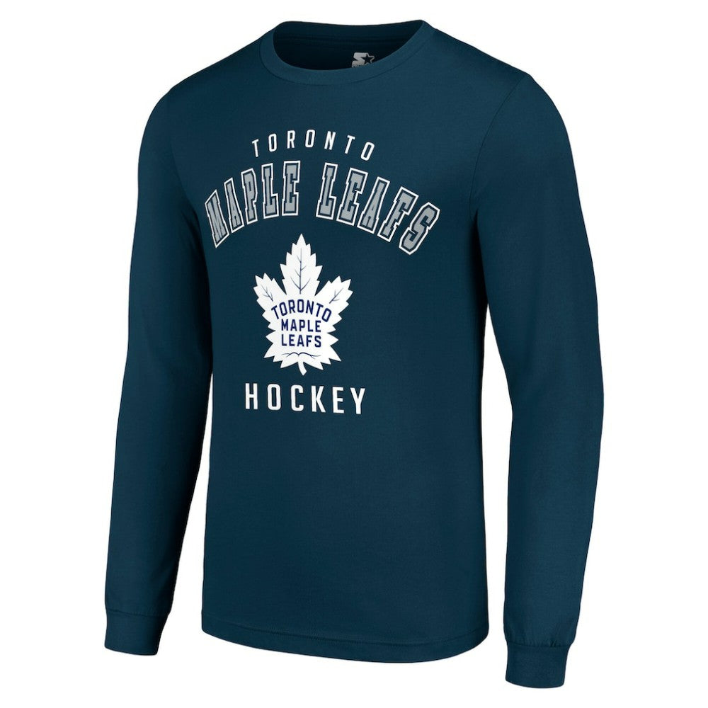 Toronto Maple Leafs Starter Logo Long Sleeve T-Shirt - Navy T-shirts
