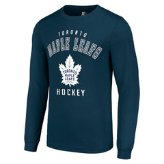 Toronto Maple Leafs Starter Logo Long Sleeve T-Shirt - Navy T-shirts