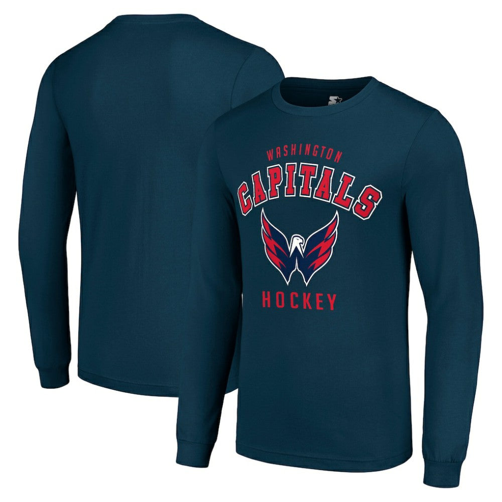 Washington Capitals Starter Logo Long Sleeve T-Shirt - Navy T-shirts