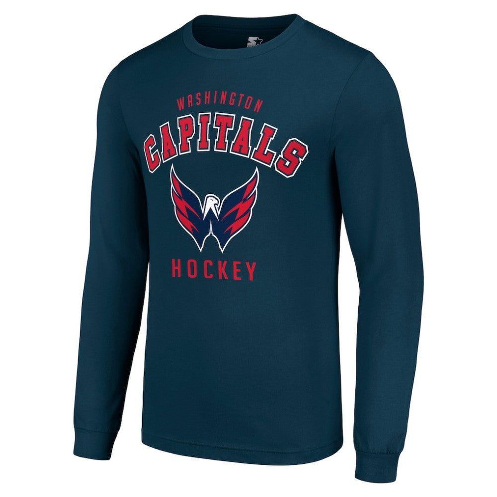 Washington Capitals Starter Logo Long Sleeve T-Shirt - Navy T-shirts
