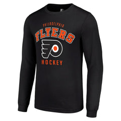 Philadelphia Flyers Starter Logo Long Sleeve T-Shirt - Black T-shirts