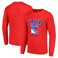 New York Rangers Starter Logo Long Sleeve T-Shirt - Red T-shirts