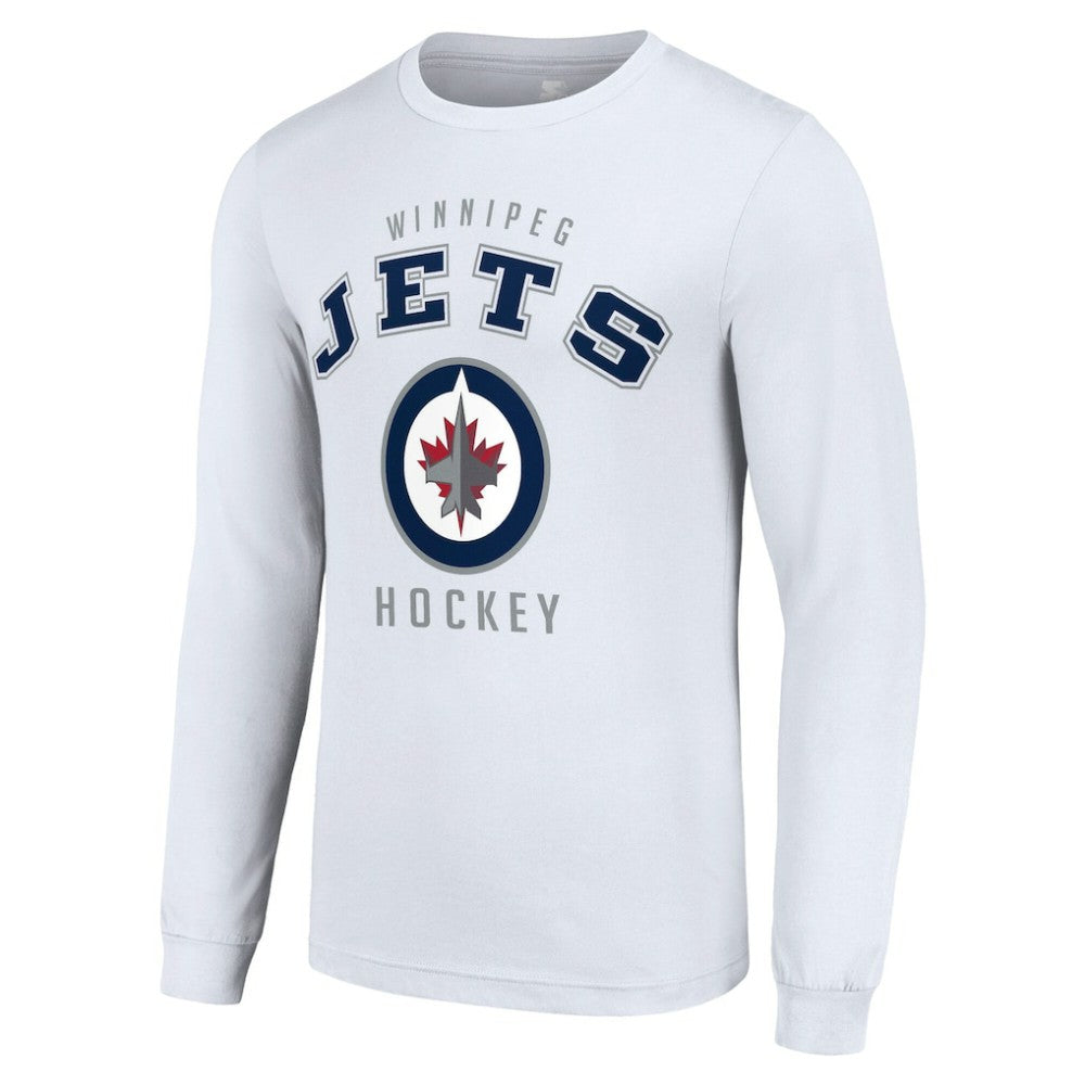 Winnipeg Jets Starter Logo Long Sleeve T-Shirt - White T-shirts