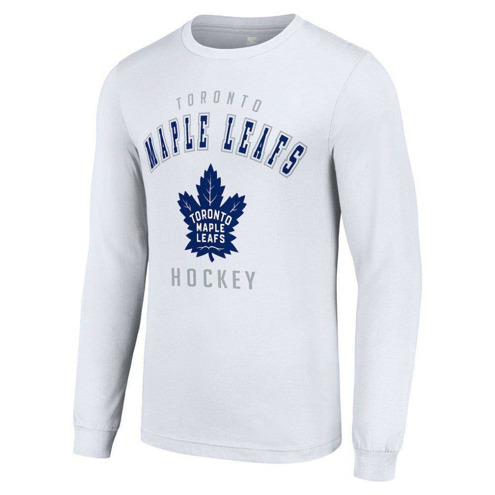 Toronto Maple Leafs Starter Logo Long Sleeve T-Shirt - White T-shirts