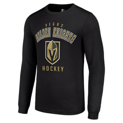 Vegas Golden Knights Starter Logo Long Sleeve T-Shirt - Black T-shirts