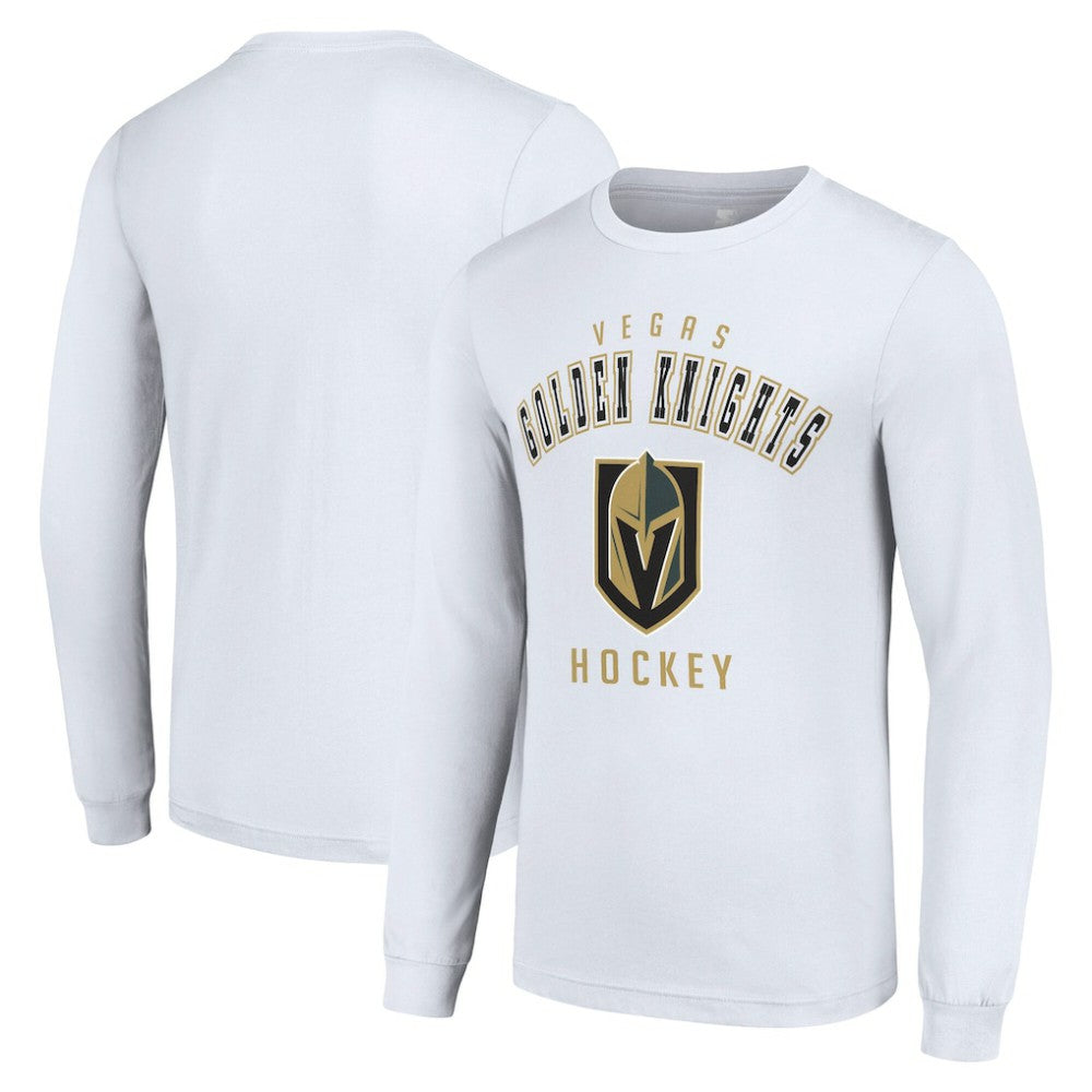 Vegas Golden Knights Starter Logo Long Sleeve T-Shirt - White T-shirts