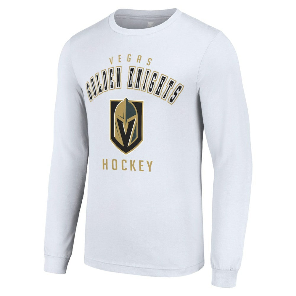 Vegas Golden Knights Starter Logo Long Sleeve T-Shirt - White T-shirts