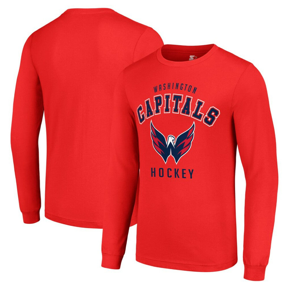 Washington Capitals Starter Logo Long Sleeve T-Shirt - Red T-shirts