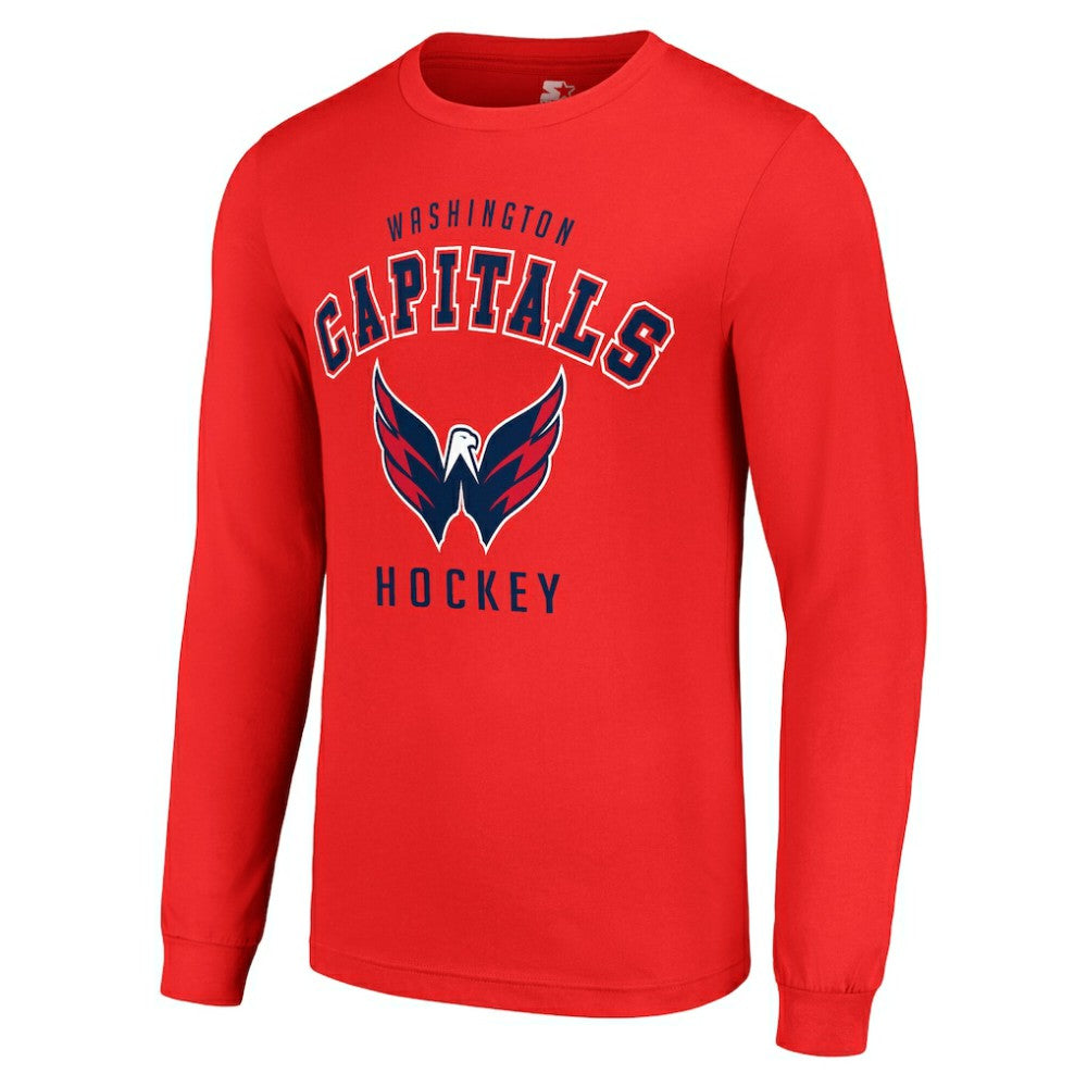 Washington Capitals Starter Logo Long Sleeve T-Shirt - Red T-shirts