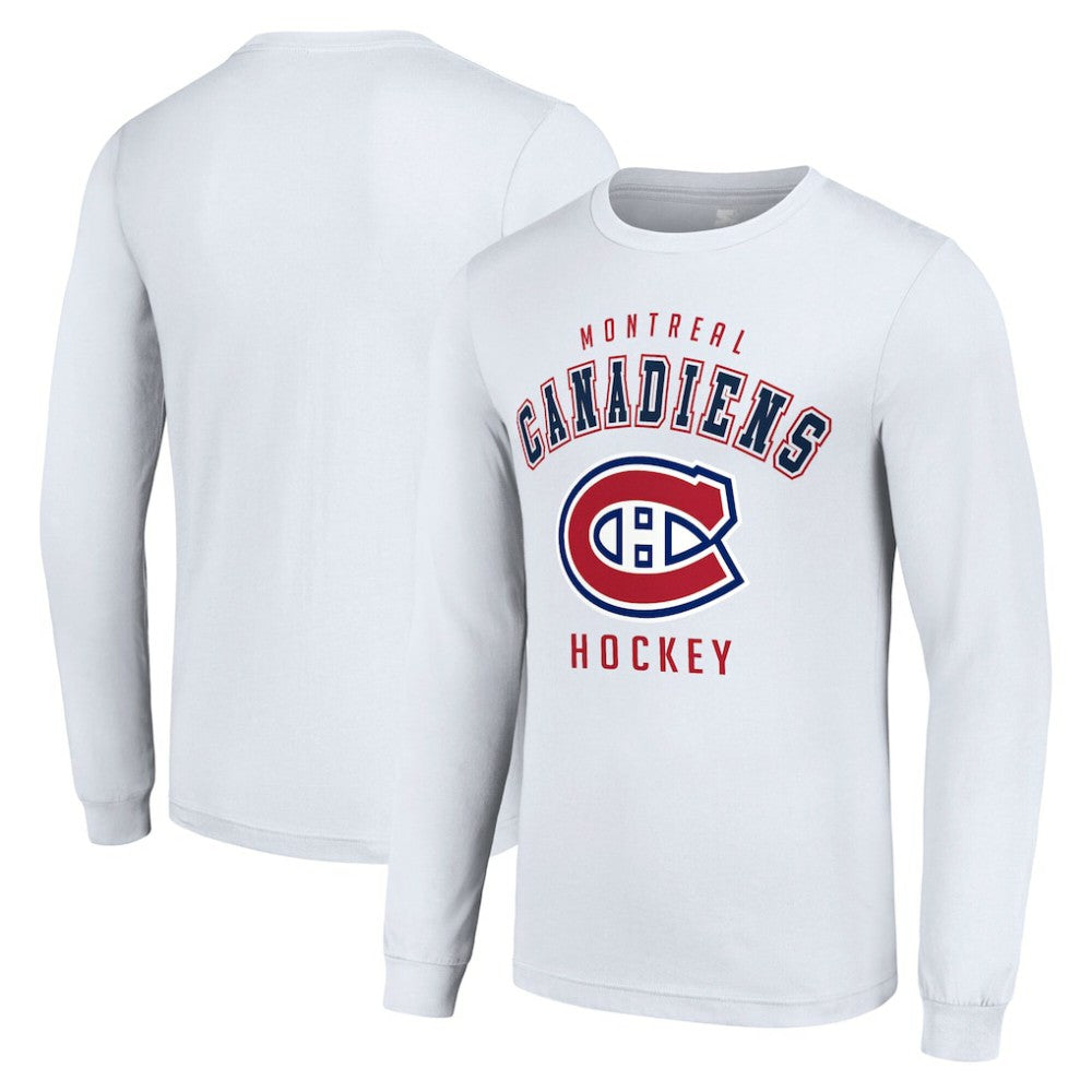 Montreal Canadiens Starter Logo Long Sleeve T-Shirt - White T-shirts