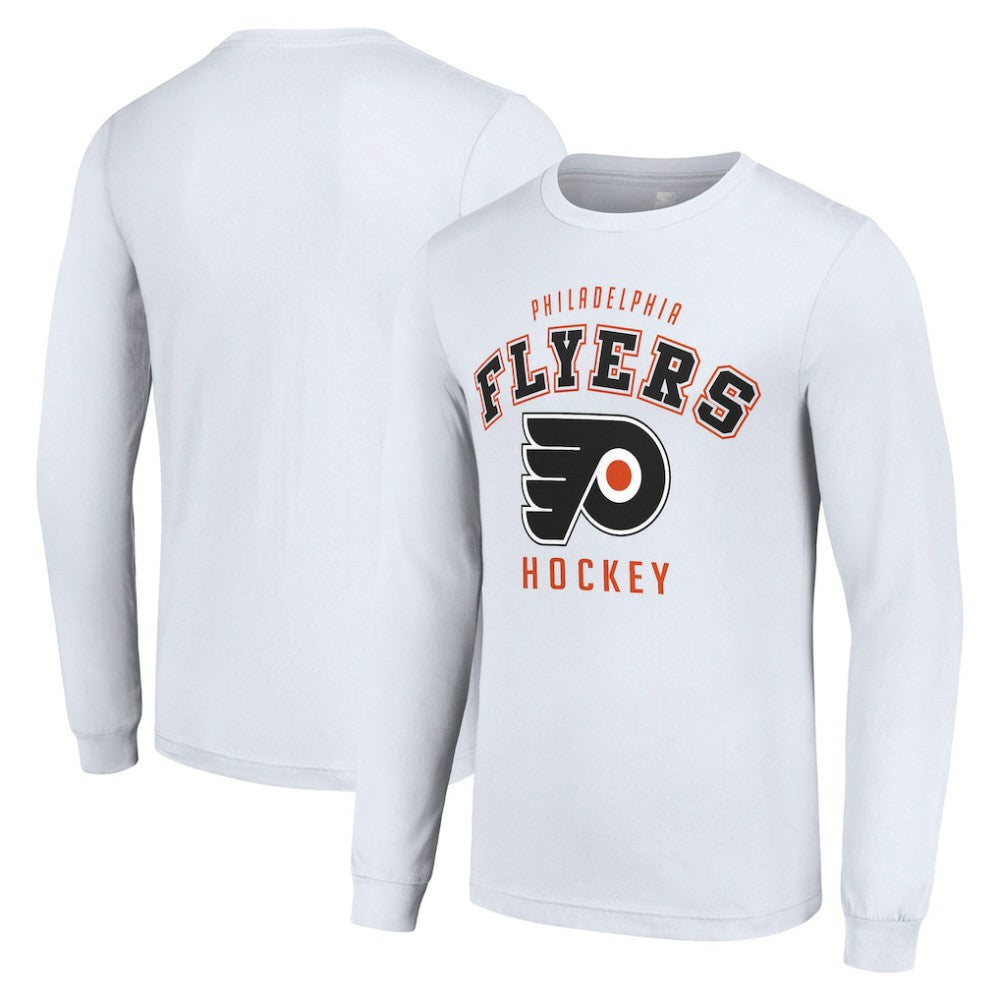 Philadelphia Flyers Starter Logo Long Sleeve T-Shirt - White T-shirts
