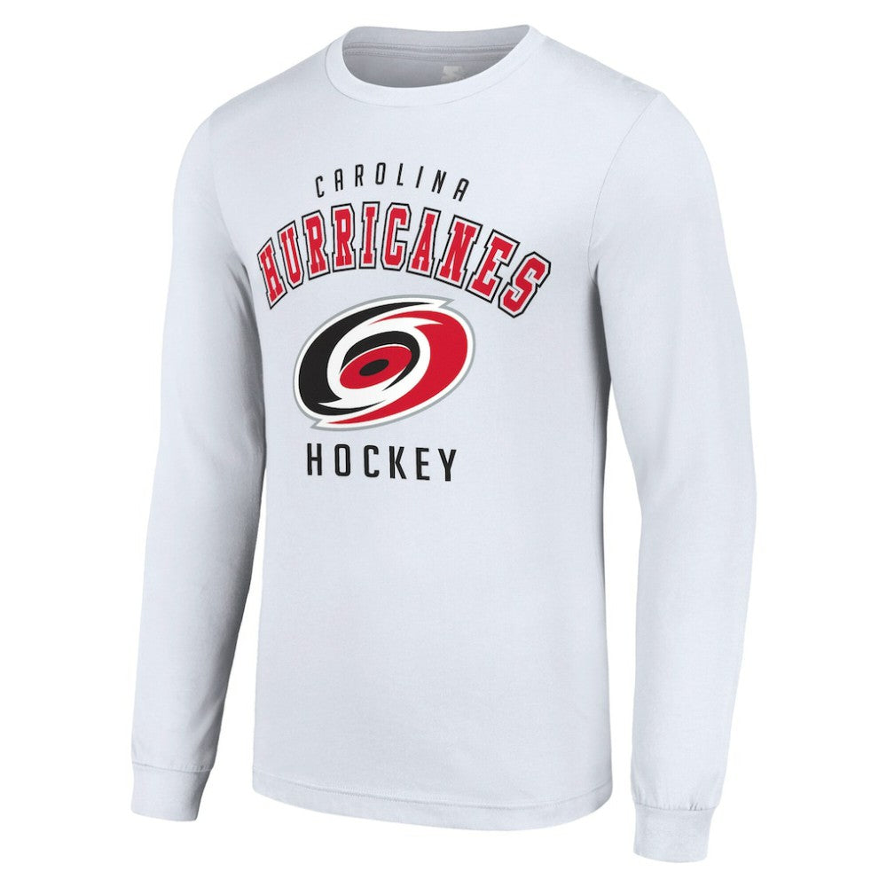 Carolina Hurricanes Starter Logo Long Sleeve T-Shirt - White T-shirts