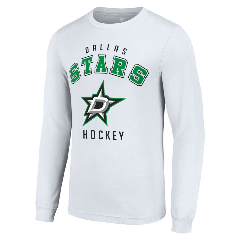 Dallas Stars Starter Logo Long Sleeve T-Shirt - White T-shirts