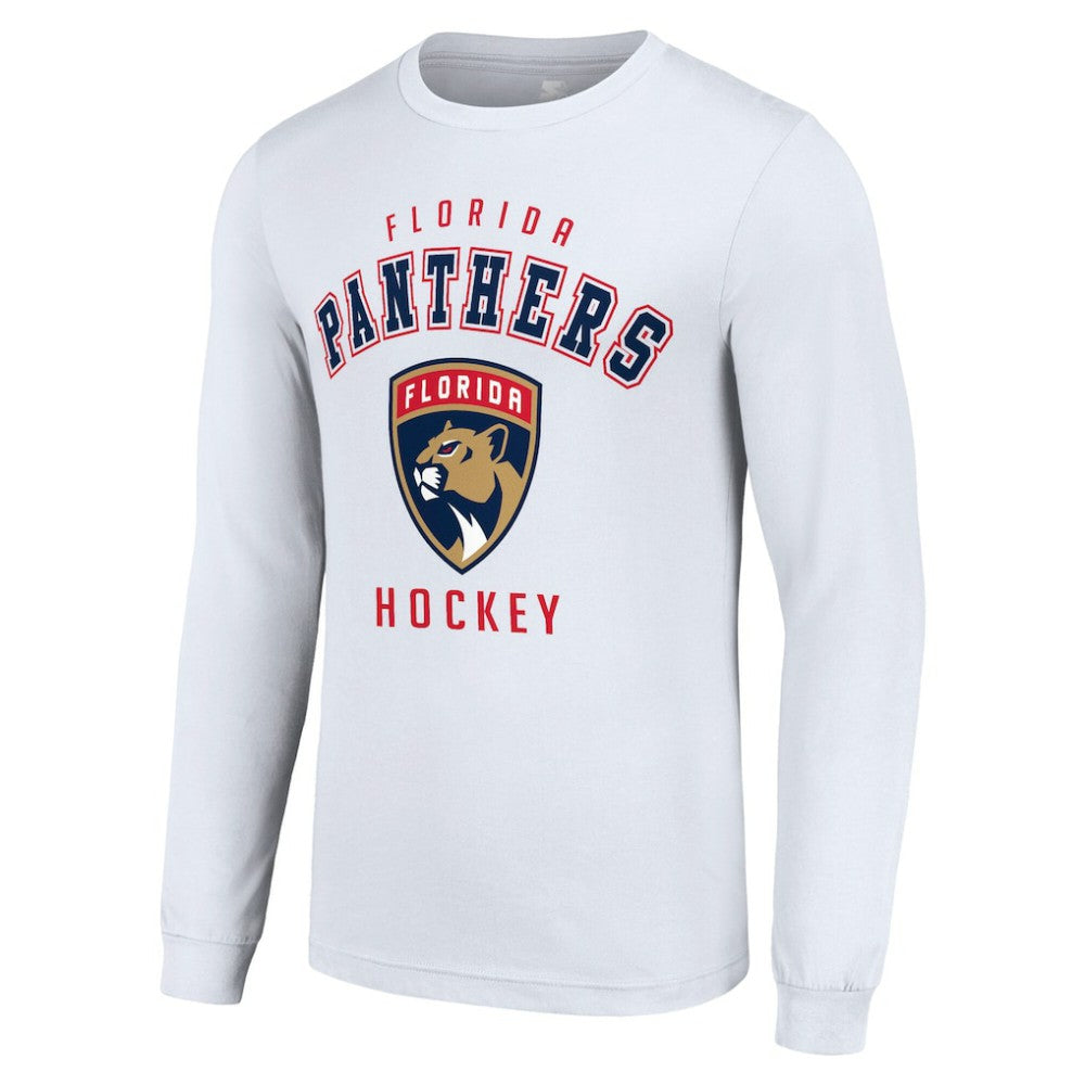 Florida Panthers Starter Logo Long Sleeve T-Shirt - White T-shirts