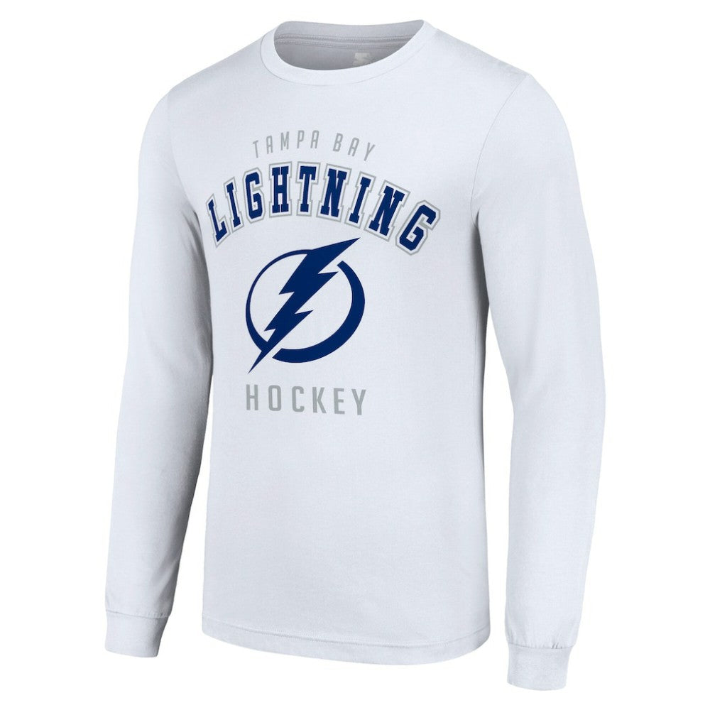 Tampa Bay Lightning Starter Logo Long Sleeve T-Shirt - White T-shirts