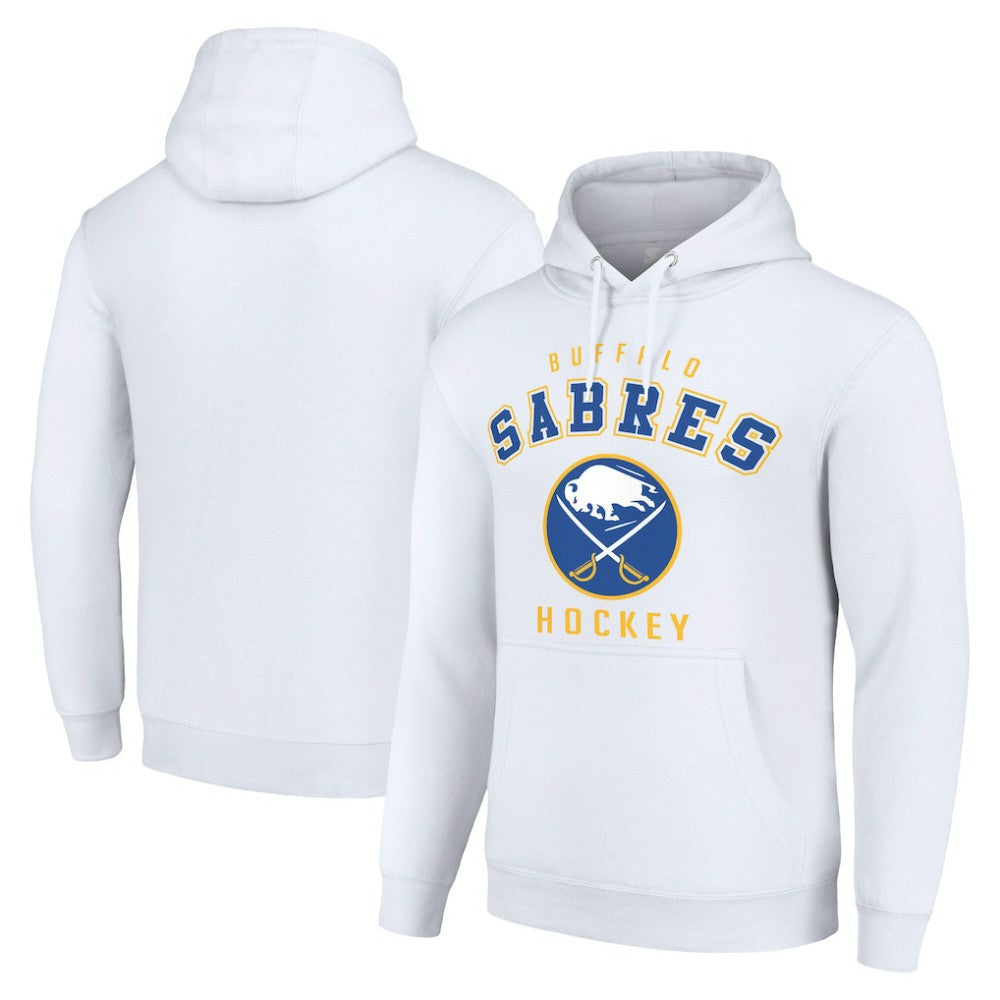 Buffalo Sabres Starter Logo Pullover Hoodie - White Hoodies