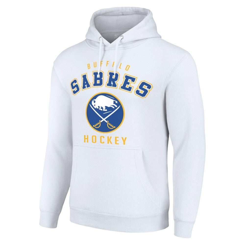 Buffalo Sabres Starter Logo Pullover Hoodie - White Hoodies