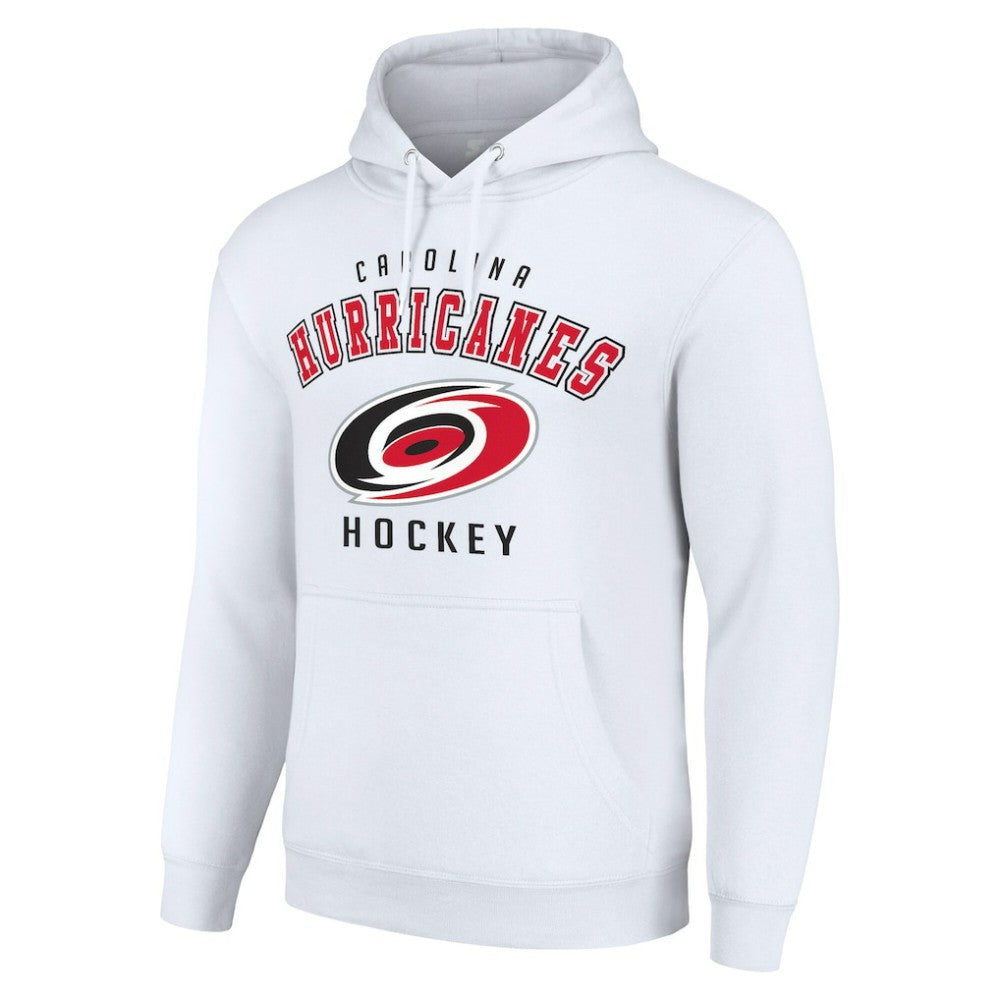 Carolina Hurricanes Starter Logo Pullover Hoodie - White Hoodies