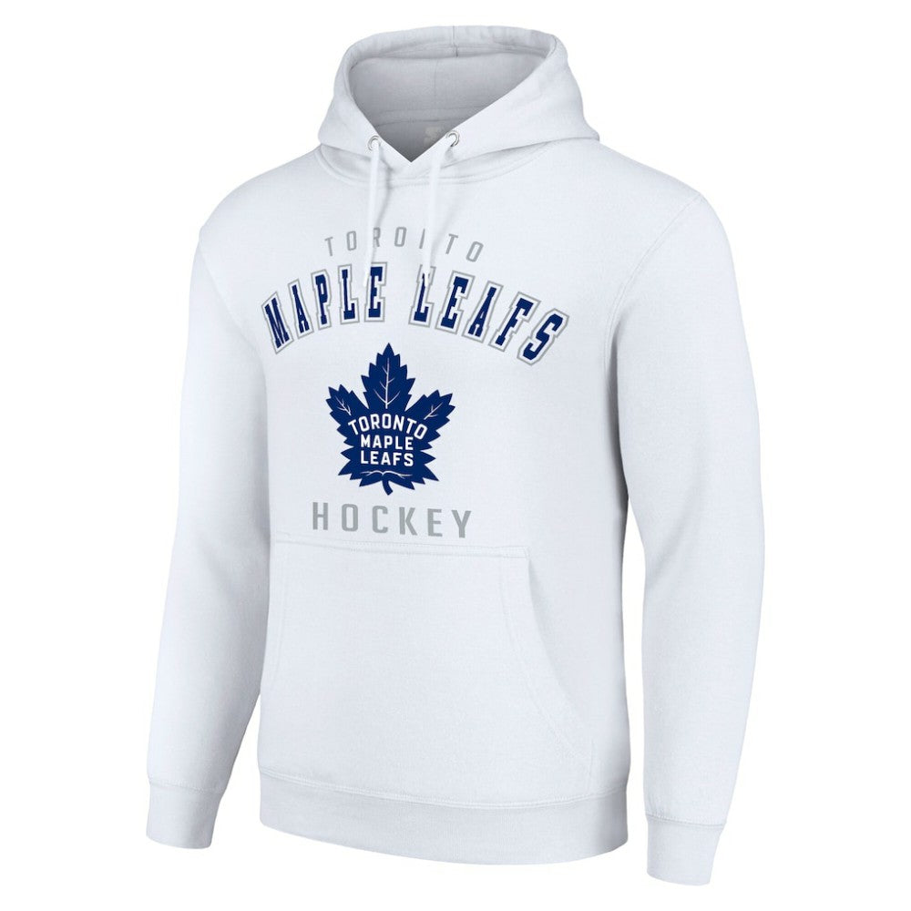 Toronto Maple Leafs Starter Logo Pullover Hoodie - White Hoodies