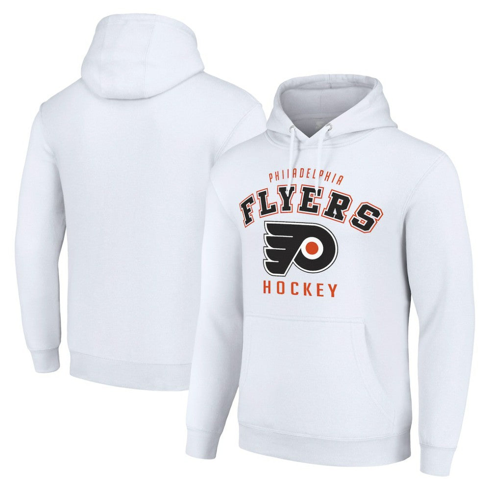 Philadelphia Flyers Starter Logo Pullover Hoodie - White Hoodies
