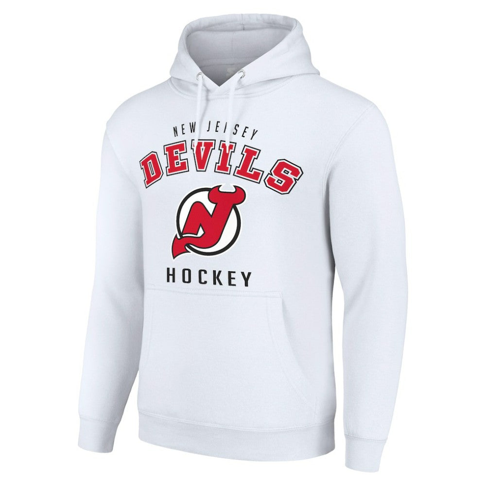 New Jersey Devils Starter Logo Pullover Hoodie - White Jerseys