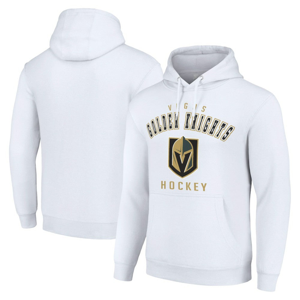Vegas Golden Knights Starter Logo Pullover Hoodie - White Hoodies