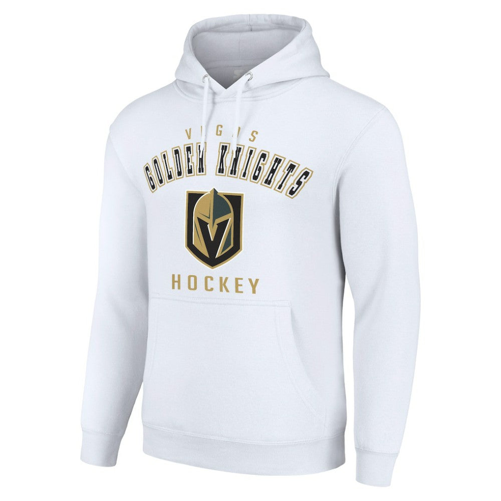 Vegas Golden Knights Starter Logo Pullover Hoodie - White Hoodies
