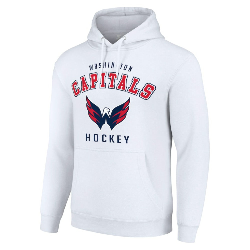 Washington Capitals Starter Logo Pullover Hoodie - White Hoodies